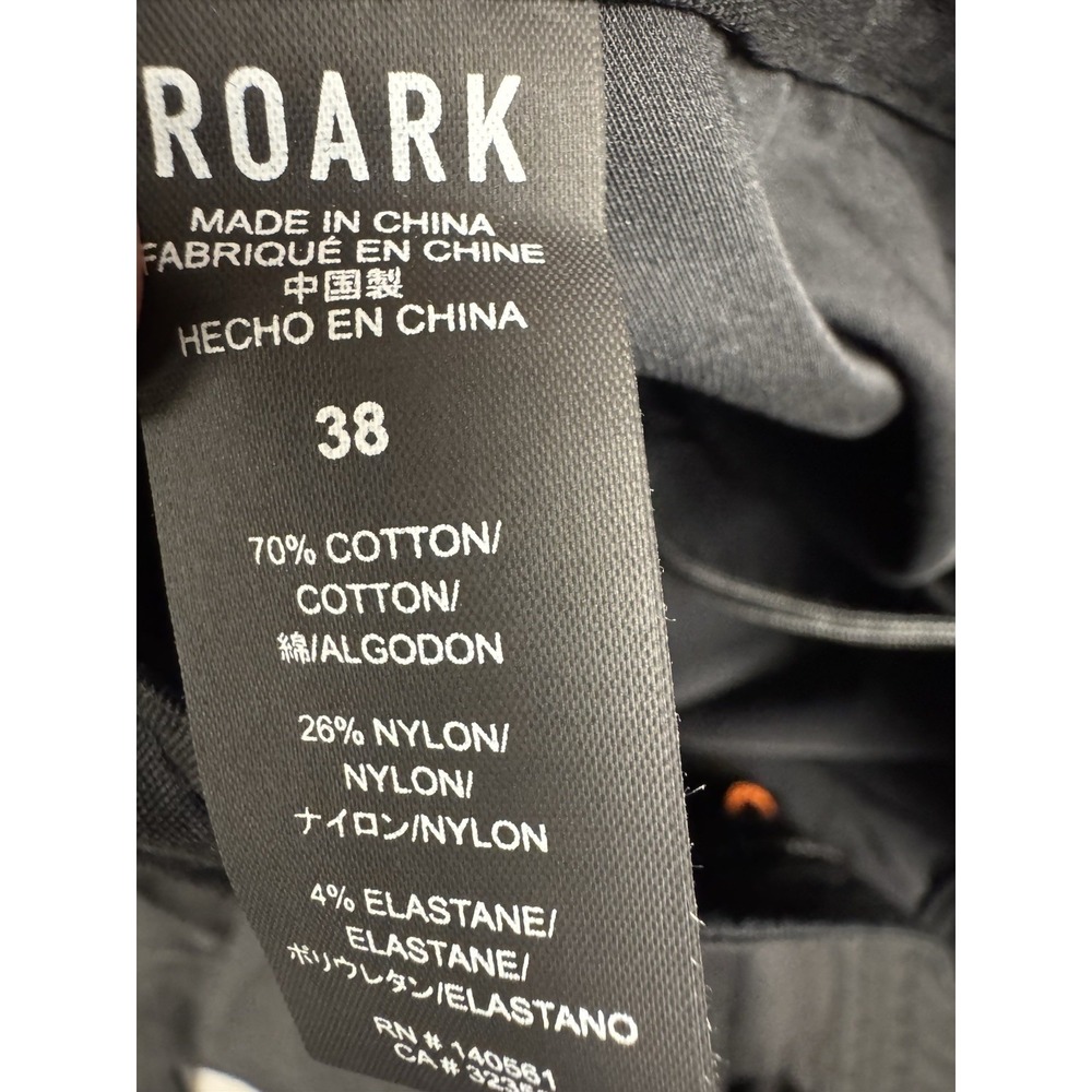 Roark Pants Mens Size 38 Black Military Army Layover 2.0 Travel Commuter - Picture 7 of 16